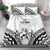 Fiji Tapa Rugby Bedding Set Cibi Dance With Fijian Pattern