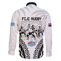 New Zealand And Fiji Tapa Rugby Family Matching Long Sleeve Bodycon Dress and Hawaiian Shirt Haka Dance Mix Cibi Dance Together