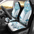 New Zealand Manta Ray Tattoo Car Seat Cover Aotearoa Maori Haehae Paua Shell - Polynesian Pride