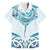 New Zealand Manta Ray Tattoo Family Matching Tank Maxi Dress and Hawaiian Shirt Aotearoa Maori Haehae Paua Shell - Polynesian Pride