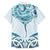 New Zealand Manta Ray Tattoo Family Matching Tank Maxi Dress and Hawaiian Shirt Aotearoa Maori Haehae Paua Shell - Polynesian Pride