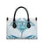 New Zealand Manta Ray Tattoo Leather Bag Aotearoa Maori Haehae Paua Shell - Polynesian Pride
