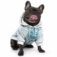 New Zealand Manta Ray Tattoo Pet Hoodie Aotearoa Maori Haehae Paua Shell