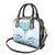 New Zealand Manta Ray Tattoo Shoulder Handbag Aotearoa Maori Haehae Paua Shell - Polynesian Pride