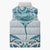 New Zealand Manta Ray Tattoo Sleeveless Puffer Jacket Aotearoa Maori Haehae Paua Shell - Polynesian Pride