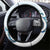 New Zealand Manta Ray Tattoo Steering Wheel Cover Aotearoa Maori Haehae Paua Shell - Polynesian Pride