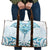New Zealand Manta Ray Tattoo Travel Bag Aotearoa Maori Haehae Paua Shell - Polynesian Pride