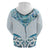 New Zealand Manta Ray Tattoo Zip Hoodie Aotearoa Maori Haehae Paua Shell - Polynesian Pride