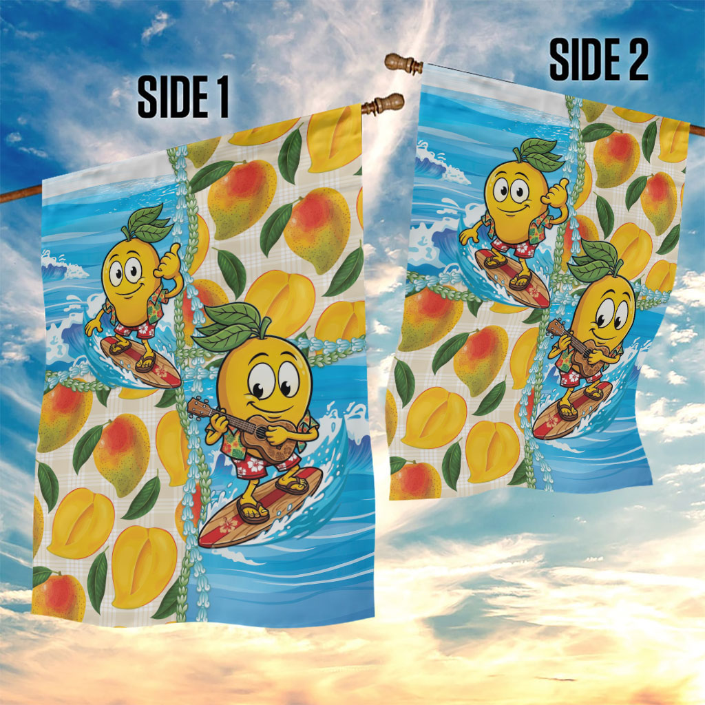 Aloha Hawaii Summer Garden Flag Hawaiian Lei Surfing Mango Palaka Motifs