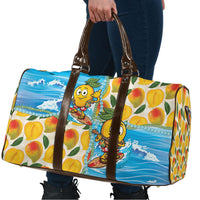 Aloha Hawaii Summer Travel Bag Hawaiian Lei Surfing Mango Palaka Motifs