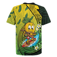 Hawaii Surfing Mango Rugby Jersey Manako Polynesian Fish Hook