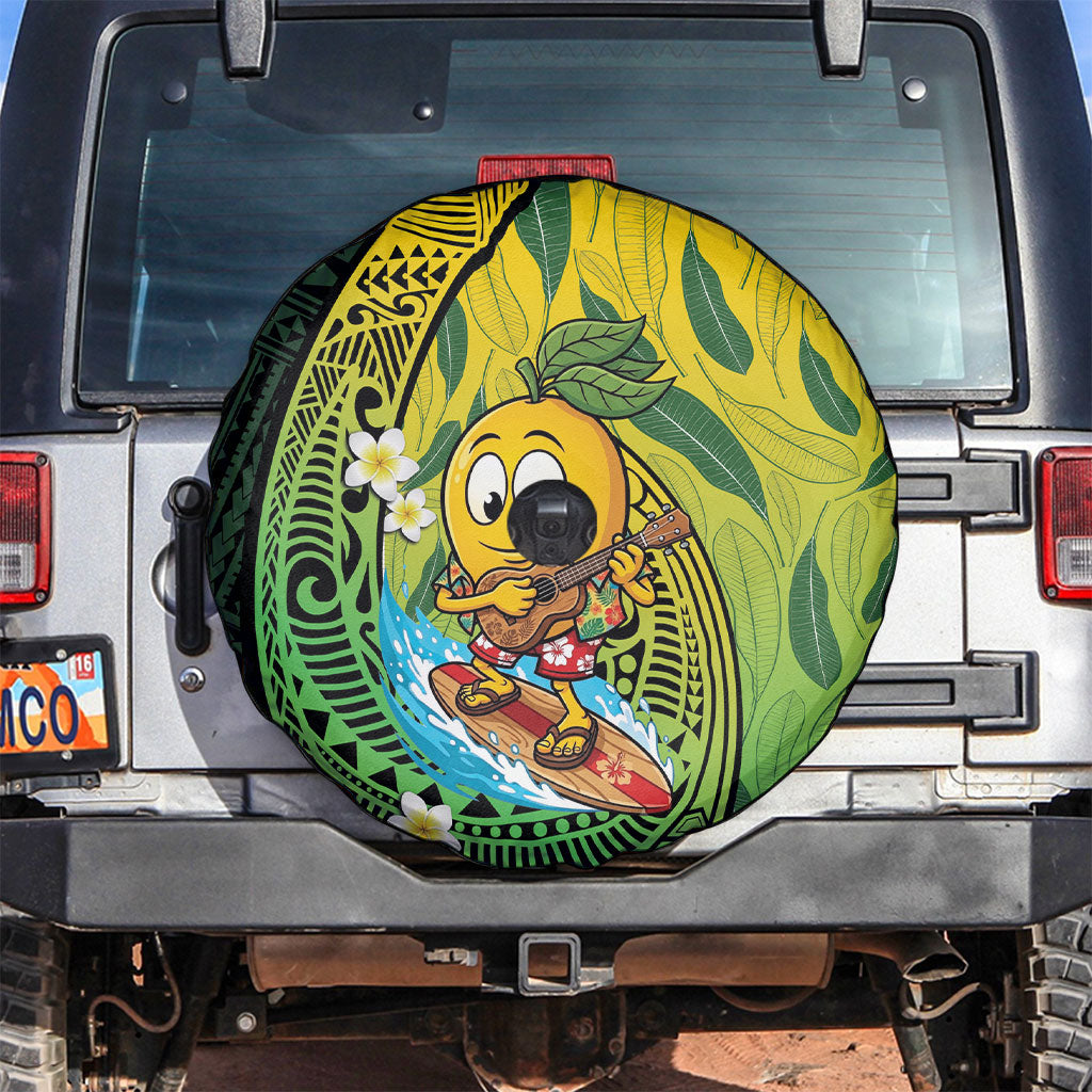 Hawaii Surfing Mango Spare Tire Cover Manako Polynesian Fish Hook