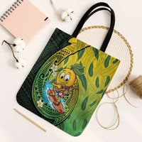 Hawaii Surfing Mango Tote Bag Manako Polynesian Fish Hook