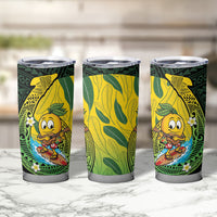 Hawaii Surfing Mango Tumbler Cup Manako Polynesian Fish Hook