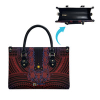 Filipino Barong Tagalog Inspired Leather Bag Mabuhay Philippines Festival Polynesian Pattern LT14 - Polynesian Pride