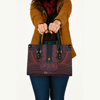 Filipino Barong Tagalog Inspired Leather Bag Mabuhay Philippines Festival Polynesian Pattern LT14 - Polynesian Pride