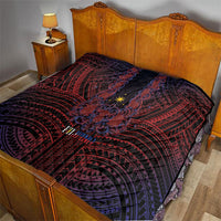 Filipino Barong Tagalog Inspired Quilt Mabuhay Philippines Festival Polynesian Pattern LT14 - Polynesian Pride