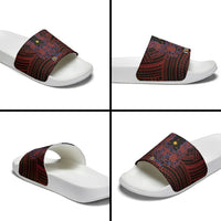 Filipino Barong Tagalog Inspired Slide Sandals Mabuhay Philippines Festival Polynesian Pattern LT14 - Polynesian Pride