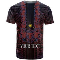 Filipino Barong Tagalog Inspired Personalised T Shirt Mabuhay Philippines Festival Polynesian Pattern LT14 - Polynesian Pride