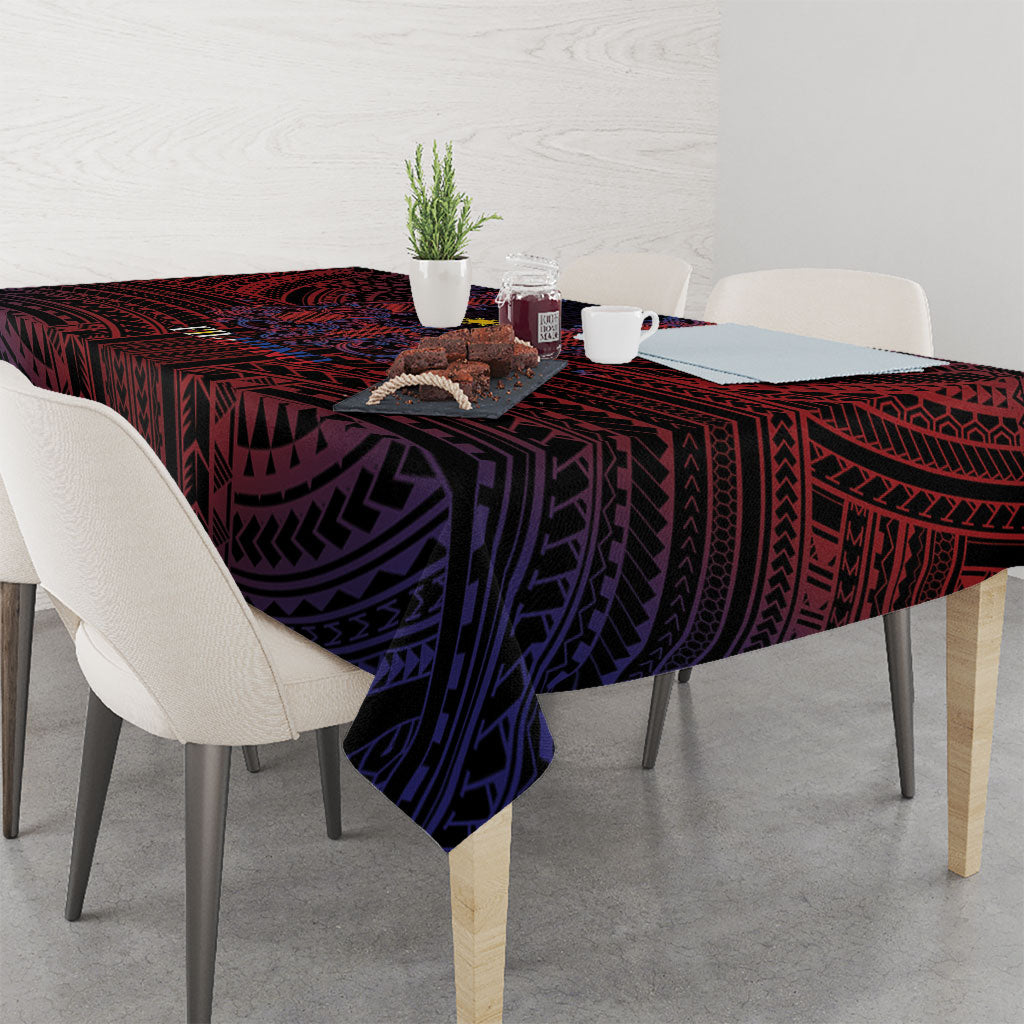 Filipino Barong Tagalog Inspired Tablecloth Mabuhay Philippines Festival Polynesian Pattern LT14 - Polynesian Pride