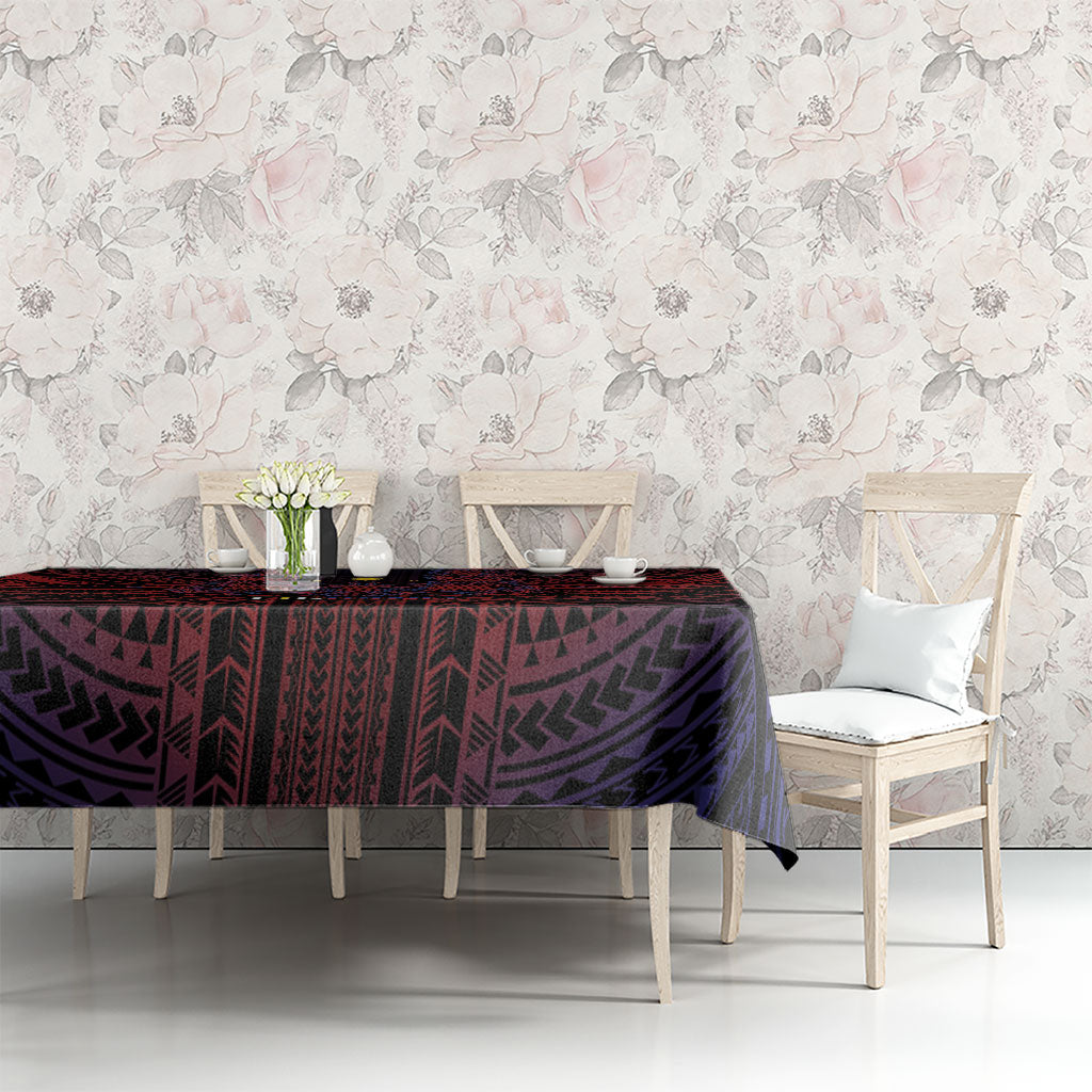 Filipino Barong Tagalog Inspired Tablecloth Mabuhay Philippines Festival Polynesian Pattern LT14 - Polynesian Pride