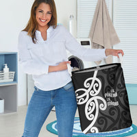 Lil Pakeha Lil Maori New Zealand Laundry Basket Kiwi Proud Mangopare Pattern LT14 - Polynesian Pride