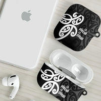 Lil Pakeha Lil Maori New Zealand AirPods Case Kiwi Proud Mangopare Pattern LT14 - Polynesian Pride
