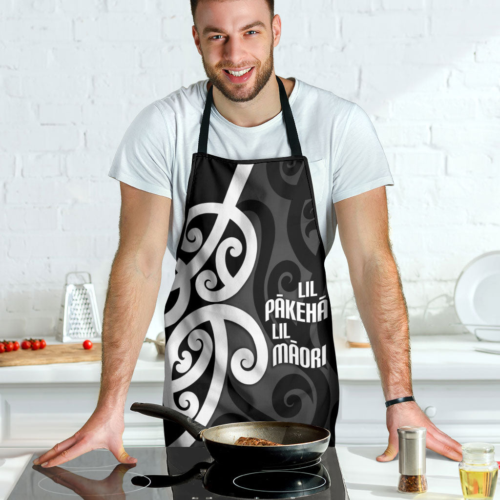Lil Pakeha Lil Maori New Zealand Apron Kiwi Proud Mangopare Pattern LT14 - Polynesian Pride