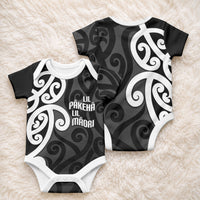 Lil Pakeha Lil Maori New Zealand Baby Onesie Kiwi Proud Mangopare Pattern