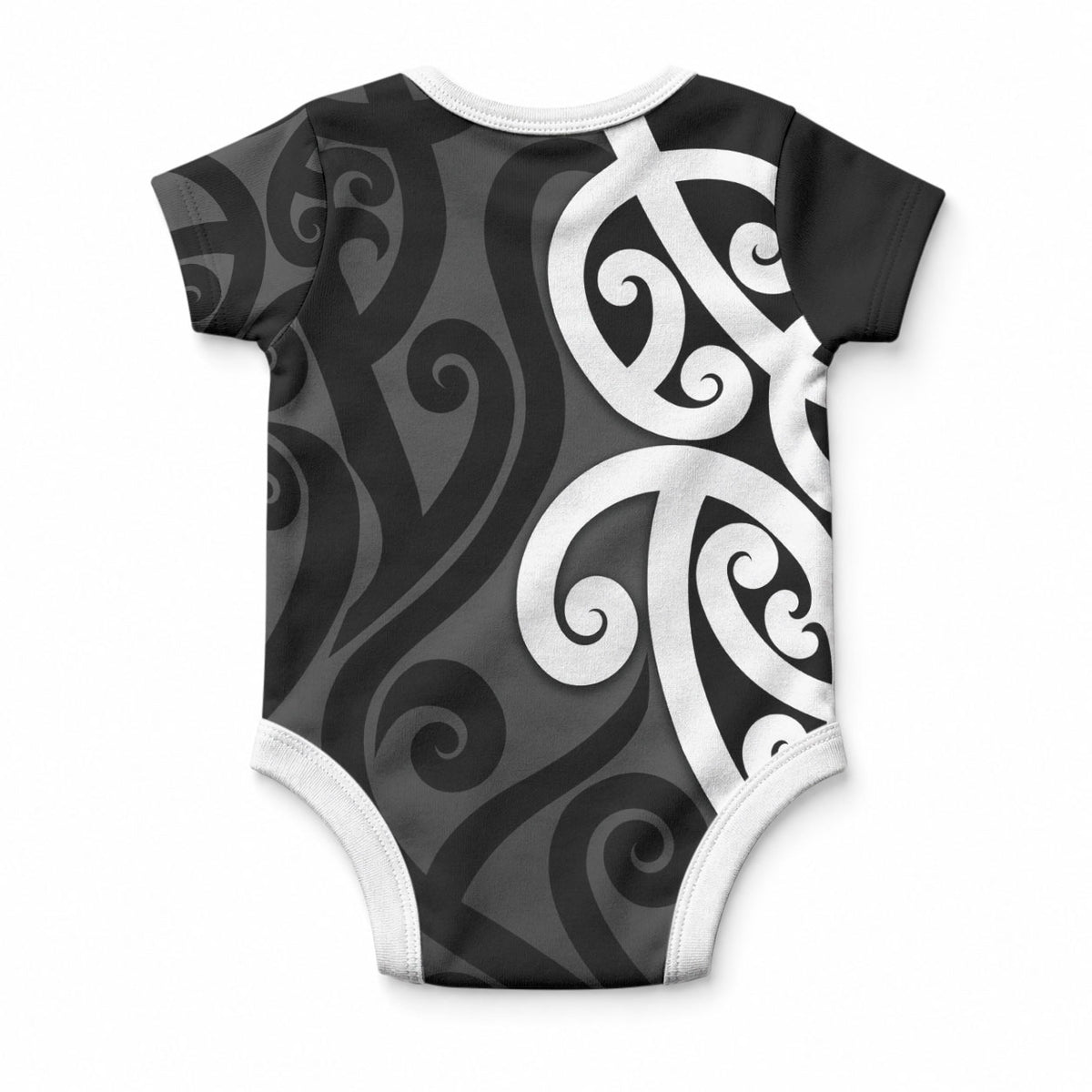 Lil Pakeha Lil Maori New Zealand Baby Onesie Kiwi Proud Mangopare Pattern