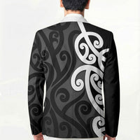 Lil Pakeha Lil Maori New Zealand Blazer Kiwi Proud Mangopare Pattern LT14 - Polynesian Pride