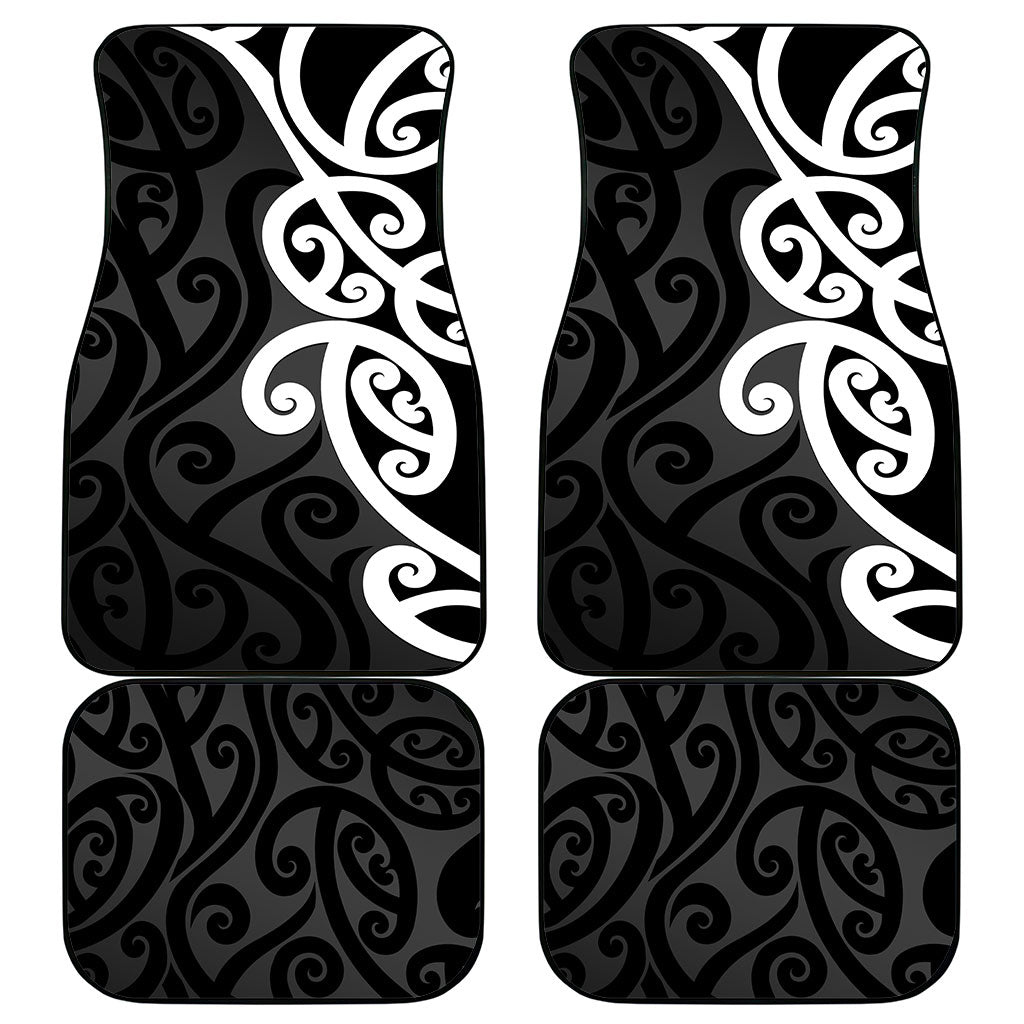Lil Pakeha Lil Maori New Zealand Car Mats Kiwi Proud Mangopare Pattern LT14 - Polynesian Pride