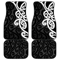 Lil Pakeha Lil Maori New Zealand Car Mats Kiwi Proud Mangopare Pattern LT14 - Polynesian Pride