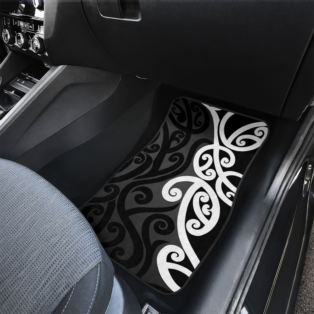 Lil Pakeha Lil Maori New Zealand Car Mats Kiwi Proud Mangopare Pattern LT14 - Polynesian Pride