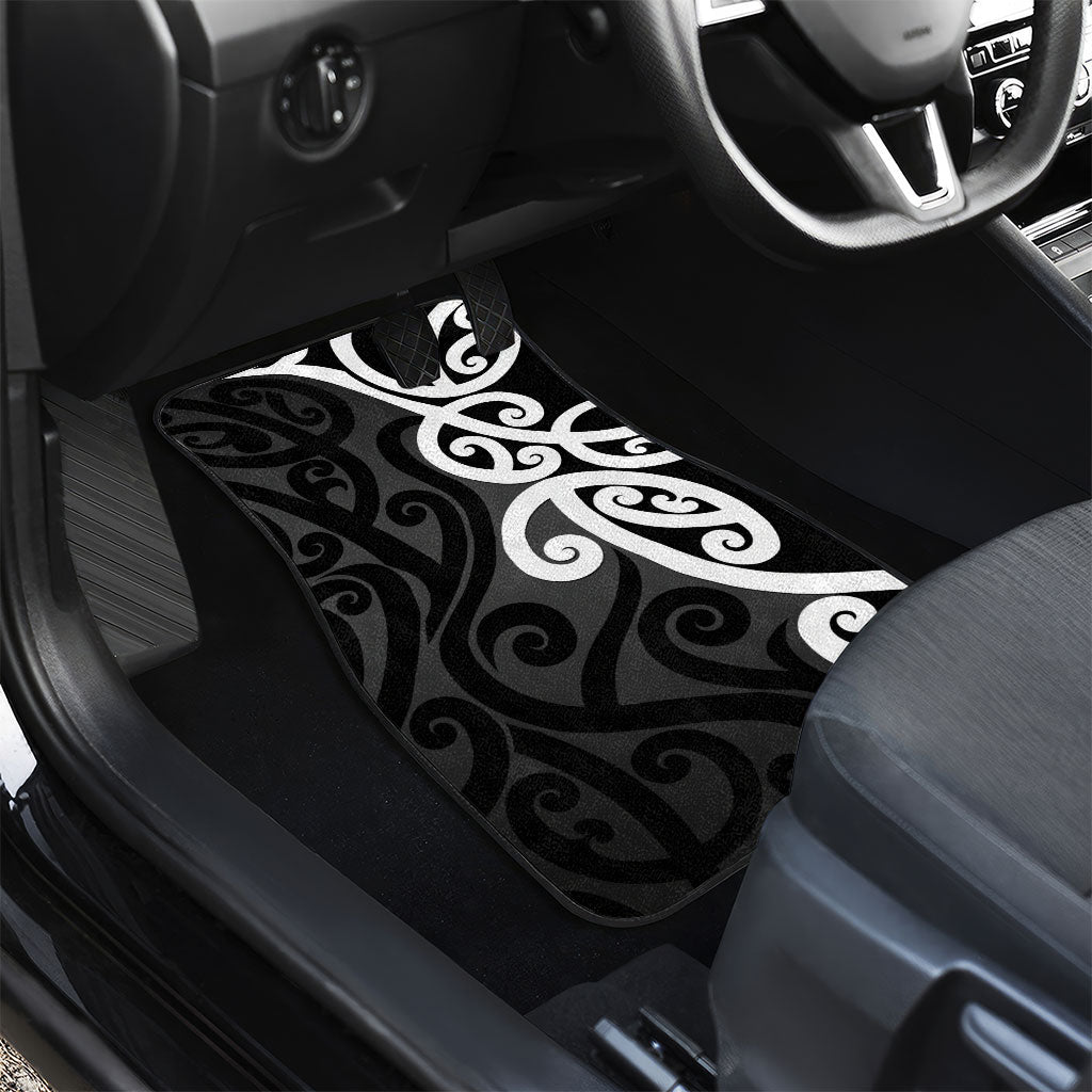 Lil Pakeha Lil Maori New Zealand Car Mats Kiwi Proud Mangopare Pattern LT14 - Polynesian Pride