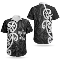Lil Pakeha Lil Maori New Zealand Couples Matching Off The Shoulder Long Sleeve Dress and Hawaiian Shirt Kiwi Proud Mangopare Pattern LT14 - Polynesian Pride