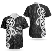 Lil Pakeha Lil Maori New Zealand Couples Matching Short Sleeve Bodycon Dress and Hawaiian Shirt Kiwi Proud Mangopare Pattern LT14 - Polynesian Pride