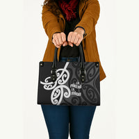 Lil Pakeha Lil Maori New Zealand Leather Bag Kiwi Proud Mangopare Pattern LT14 - Polynesian Pride