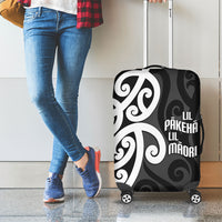 Lil Pakeha Lil Maori New Zealand Luggage Cover Kiwi Proud Mangopare Pattern LT14 - Polynesian Pride