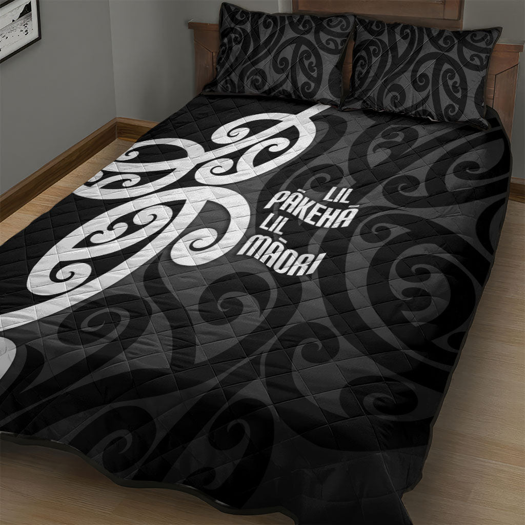 Lil Pakeha Lil Maori New Zealand Quilt Bed Set Kiwi Proud Mangopare Pattern LT14 - Polynesian Pride