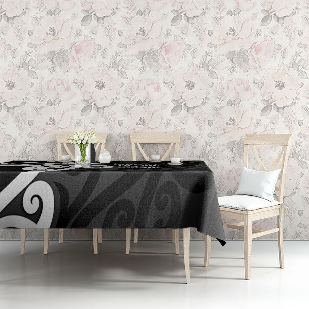 Lil Pakeha Lil Maori New Zealand Tablecloth Kiwi Proud Mangopare Pattern LT14 - Polynesian Pride