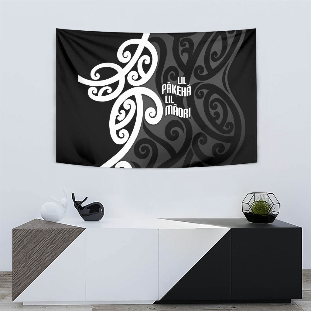 Lil Pakeha Lil Maori New Zealand Tapestry Kiwi Proud Mangopare Pattern LT14 - Polynesian Pride