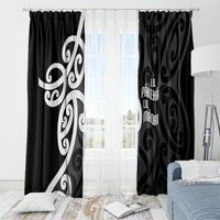 Lil Pakeha Lil Maori New Zealand Window Curtain Kiwi Proud Mangopare Pattern LT14 - Polynesian Pride