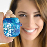 Hammerhead Shark Tattoo New Zealand AirPods Case Maori Galaxy Mangopare Pattern LT14 - Polynesian Pride