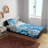 Hammerhead Shark Tattoo New Zealand Bedding Set Maori Galaxy Mangopare Pattern LT14 - Polynesian Pride