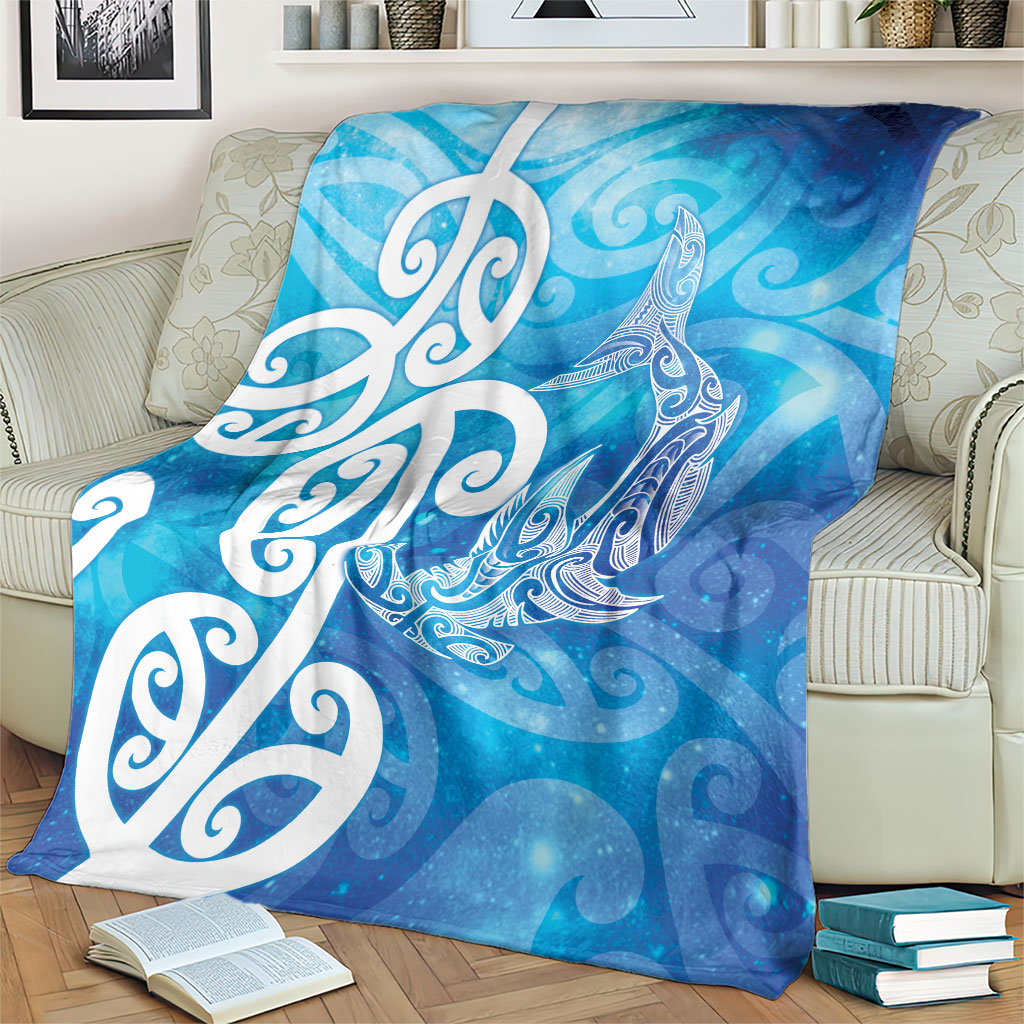 Hammerhead Shark Tattoo New Zealand Blanket Maori Galaxy Mangopare Pattern LT14 - Polynesian Pride