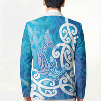Hammerhead Shark Tattoo New Zealand Blazer Maori Galaxy Mangopare Pattern LT14 - Polynesian Pride