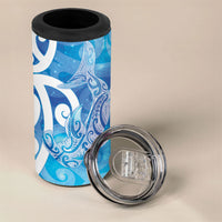 Hammerhead Shark Tattoo New Zealand 4 in 1 Can Cooler Tumbler Maori Galaxy Mangopare Pattern LT14 - Polynesian Pride