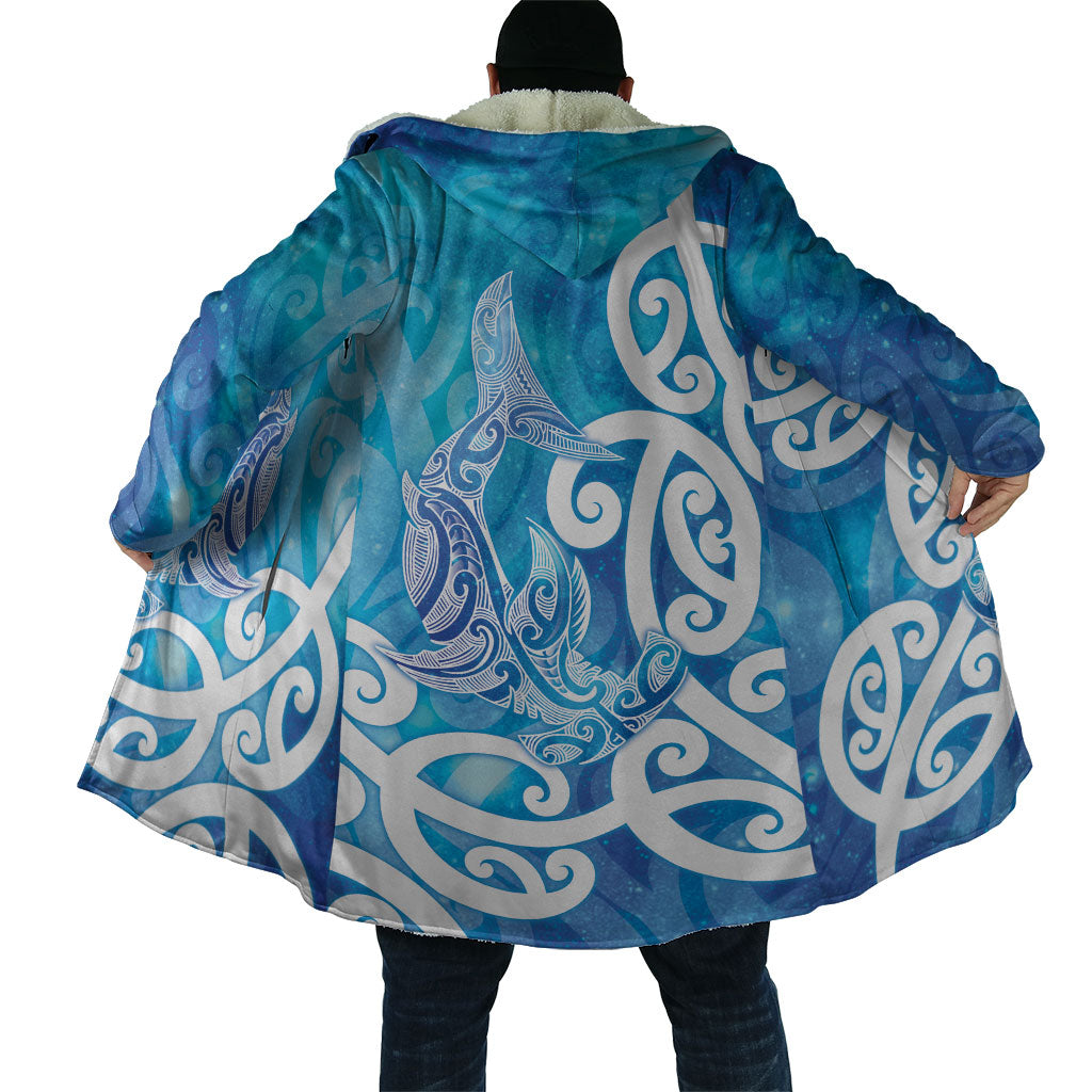 Hammerhead Shark Tattoo New Zealand Cloak Maori Galaxy Mangopare Pattern LT14 - Polynesian Pride