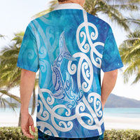 Hammerhead Shark Tattoo New Zealand Hawaiian Shirt Maori Galaxy Mangopare Pattern LT14 - Polynesian Pride